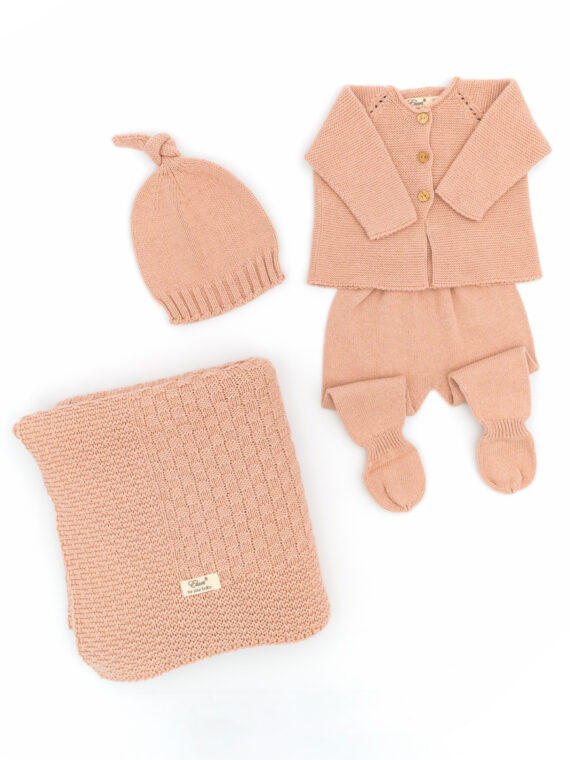 Cappellino Nodo Rosa Antico