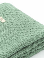 Copertina Cotone Verde Salvia