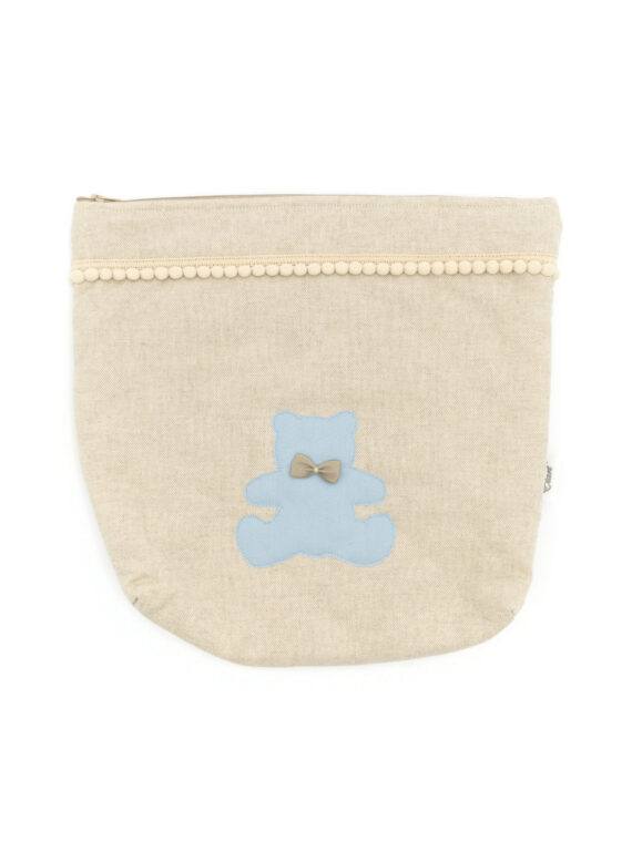 Pochette Cambio Shabby Azzurro Polvere