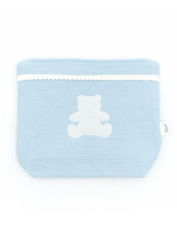 Pochette Cambio Teddy Celeste