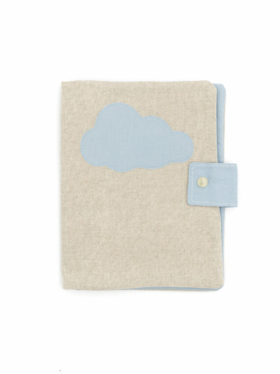Portapannolini/Salviette Shabby Nuvola Azzurro Polvere
