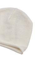 Cappellino New Born Lana Latte