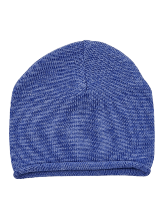Cappellino New Born Lana Denim
