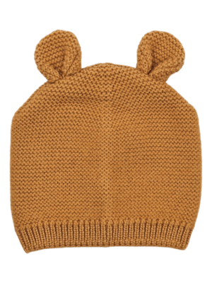Cappellino Lana Teddy Ocra