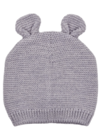 Cappellino Lana Teddy Grigio