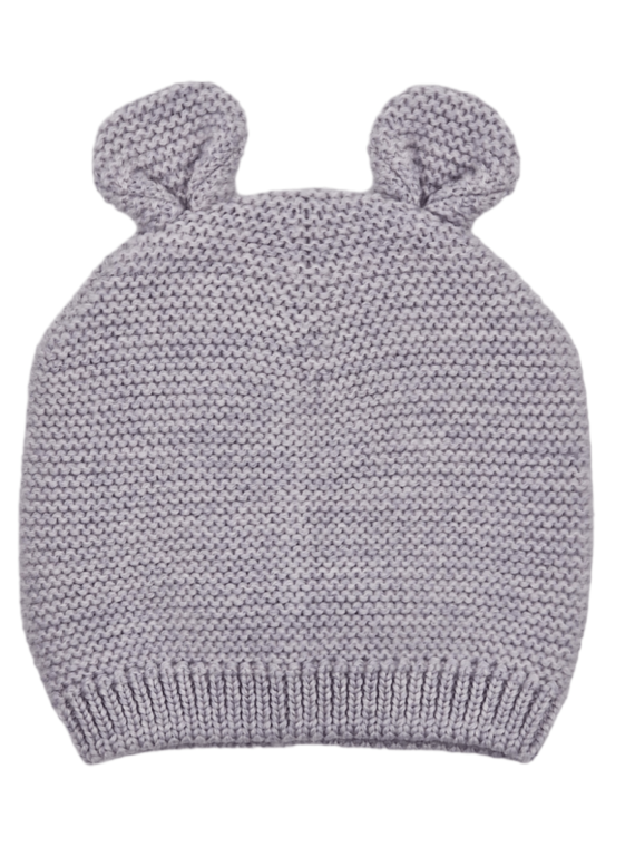 Cappellino Lana Teddy Grigio