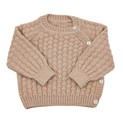 Maglioncino Vimini Lana Beige