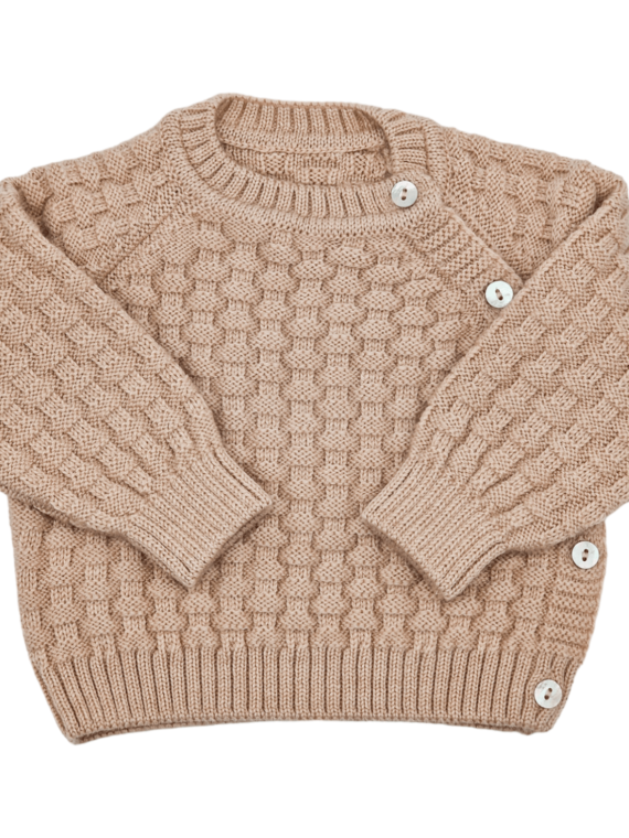 Maglioncino Vimini Lana Beige