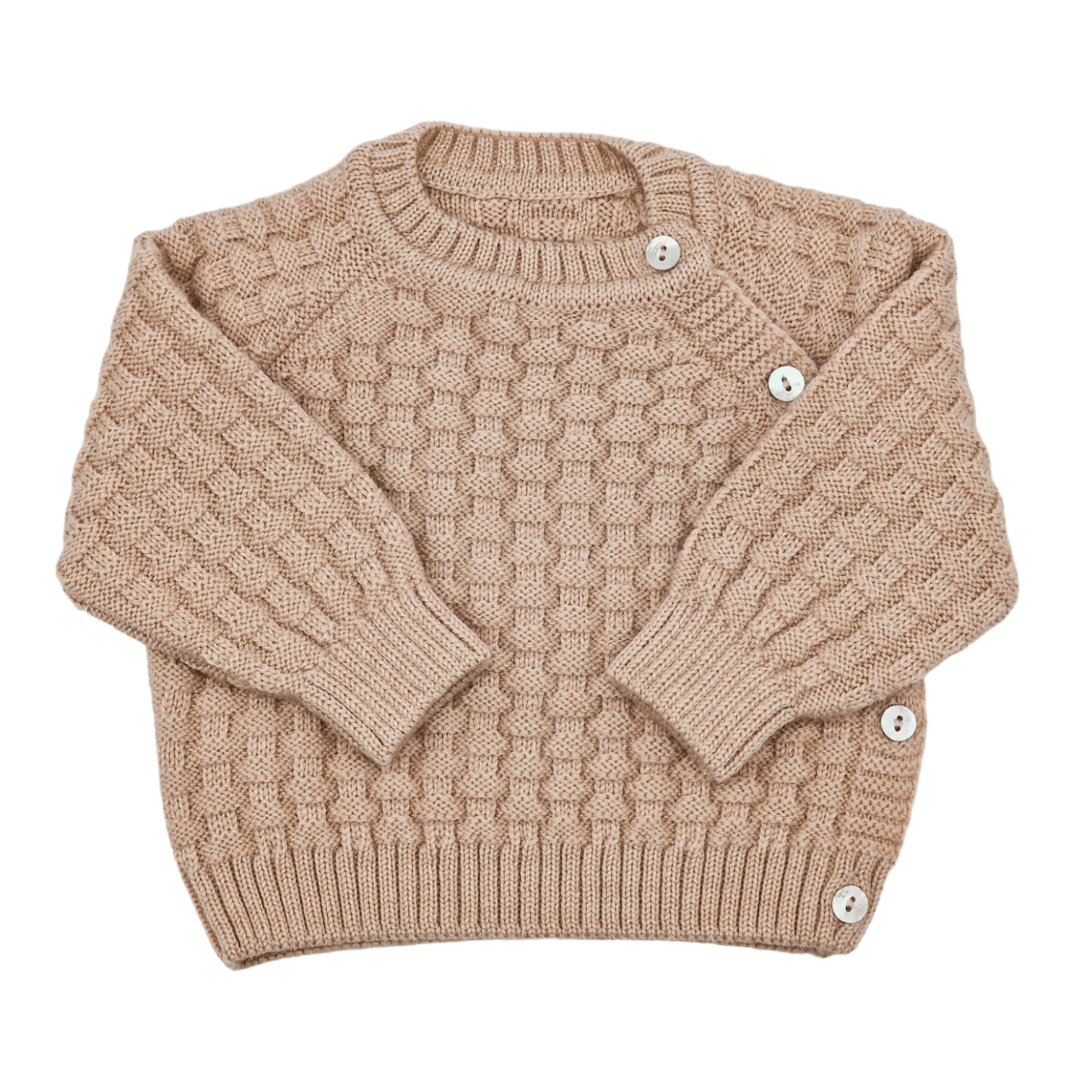 Maglioncino Vimini Lana Beige