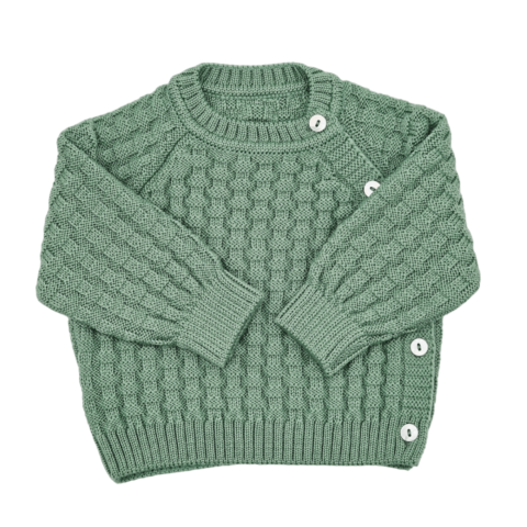 Maglioncino Vimini Lana Salvia