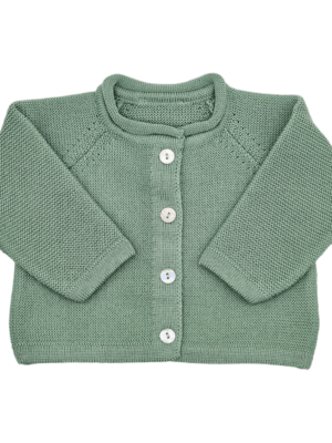 Cardigan Lana Salvia