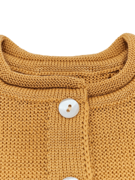 Cardigan Lana Ocra