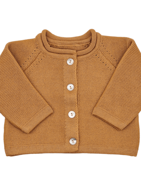 Cardigan Lana Ocra