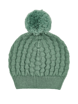 Cappellino Vimini Lana Salvia