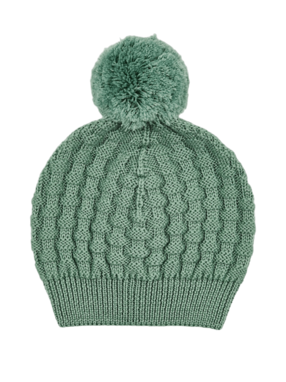 Cappellino Vimini Lana Salvia
