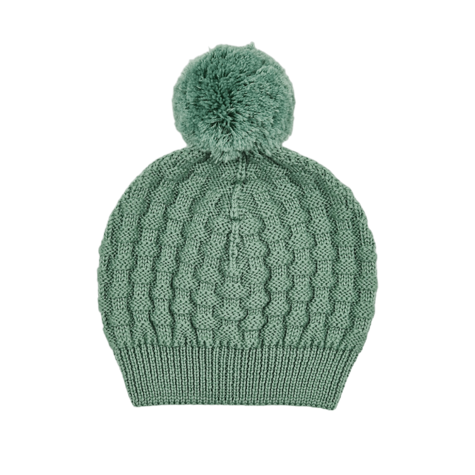 Cappellino Vimini Lana Salvia