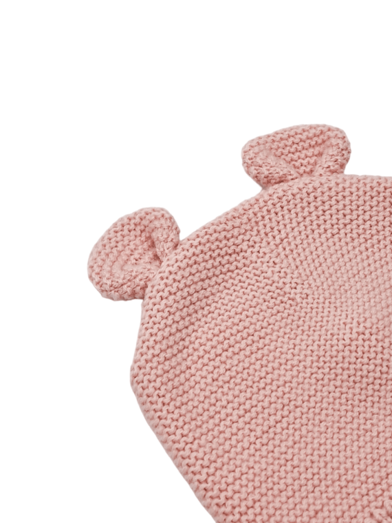 Cappellino Lana Teddy Rosa