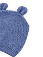 Cappellino Lana Teddy Denim