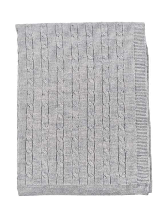 Copertina Trecce Lana Grigio