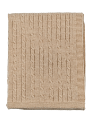Copertina Trecce Lana Beige